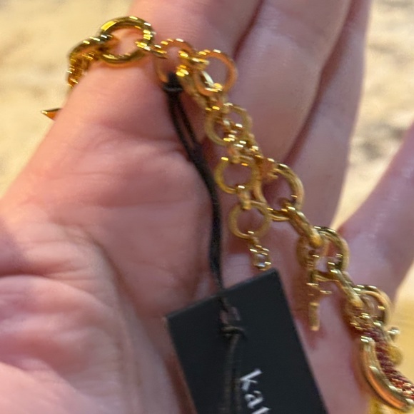 NEW kate spade new york Hit The City Charm NYC Gold Tone Bracelet 7.25”-8.75” - Picture 10 of 15